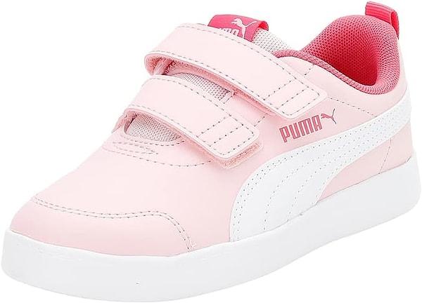 9. Puma Courtflex V2 unisex çocuk spor ayakkabısı %16 indirimde!