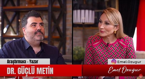 Tasavvuf astrolojisi ile ilgilenen araştırmacı yazar Güçlü Metin, Emel Özuğur'un YouTube programına konuk oldu.