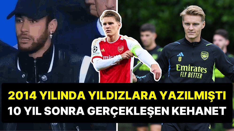 2014 Yılındaki Arsenal ve Odegaard Kehaneti Tüylerinizi Diken Diken Edecek!