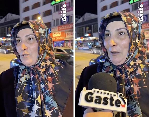 Geçtiğimiz akşam Erzurumlu bir kadının iftar sonrası sokak röportajında konuştuğu anlar sosyal medyada herkesi gülümsetti.
