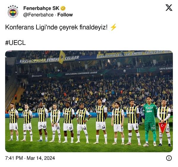 Fenerbahçe'nin paylaşımı 👇