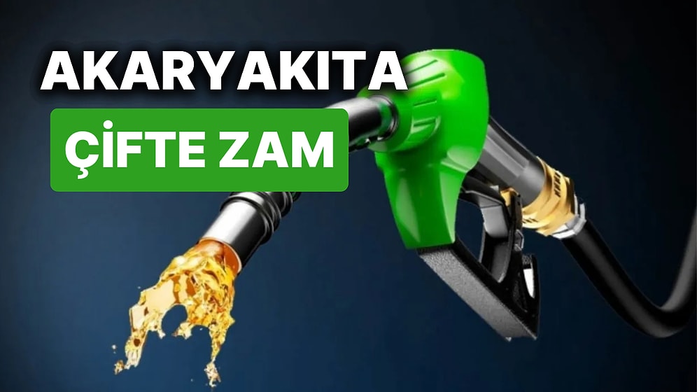 Akaryakıta Çifte Zam! Hem Motorine Hem de Benzine Zam Geldi!