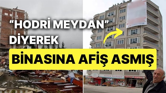 Depremde 37 Kişinin Hayatını Kaybettiği Apartmana 2010 Yılında Asılan Afiş Şoke Etti