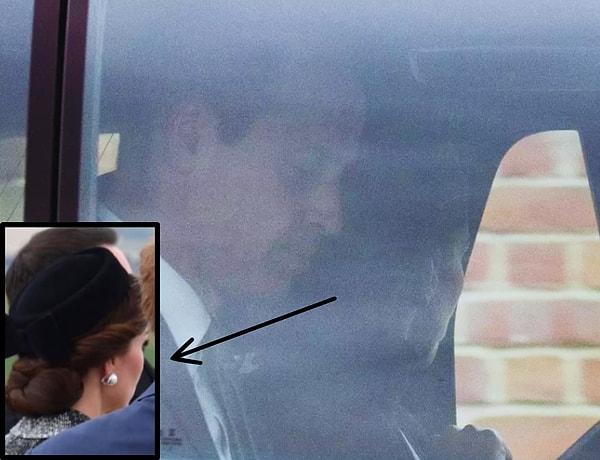 Mesela arabada Prens William ile görüntülendikleri bu fotoğraf. Gördüğünüz gibi Prenses Kate'in önceden çekilmiş bir fotoğrafının neredeyse aynısı. Bunun gibi birkaç fotoğrafın daha yapay zeka ve photoshop ile üretiliği iddia ediliyor.