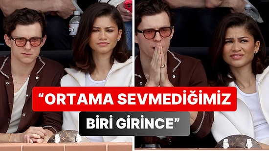 Film Gibi Bir Aşk Yaşayan Zendaya ve Tom Holland Gittikleri Maçta Kameraya Yansıyan Mimikleriyle Güldürdü