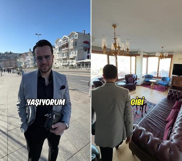 Yurt dışında yaşadığını belirten adam İstanbul'a iş seyahati için geldiğini ve günlük kiralık ev tuttuğunu belirtti. Tuttuğu kiralık evin günlük fiyatı ise 8 bin TL.
