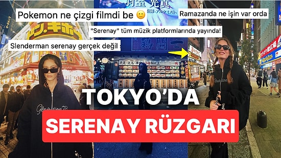 Seul'den Sonra Rotayı Tokyo'ya Çeviren Serenay Sarıkaya'nın Asya'ya Nam Salan Güzelliği!