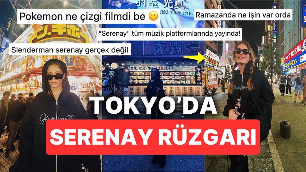 Seul'den Sonra Rotayı Tokyo'ya Çeviren Serenay Sarıkaya'nın Asya'ya Nam Salan Güzelliği!