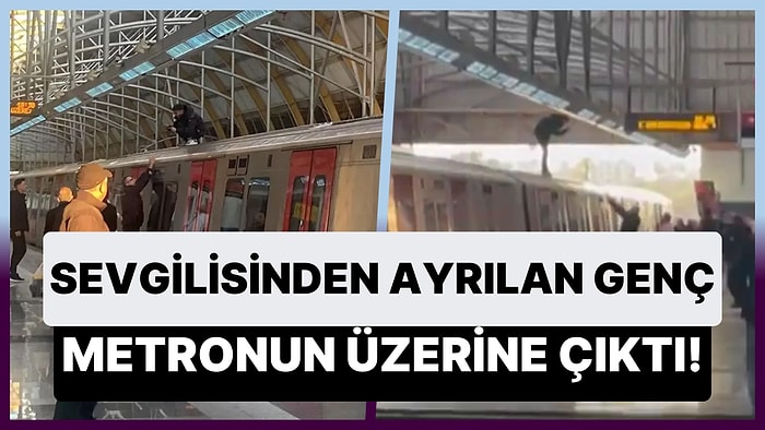 Sevgilisinden Ayrıldığı İçin Metronun Üzerine Çıkan Genç Ankara'da Seferlerin Durmasına Neden Oldu