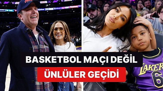 Kimler Kimlerle Beraber! Kim Kardashian, Jennifer Lopez ve Bad Bunny Basketbol Maçında Bir Araya Geldiler