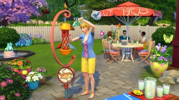 The Sims 4'ün oyuna yepyeni eşyalar ekleyen ve 9,99 dolarlık fiyat etiketine sahip Backyard Stuff ek paketi sınırlı bir süre için ücretsiz oldu.