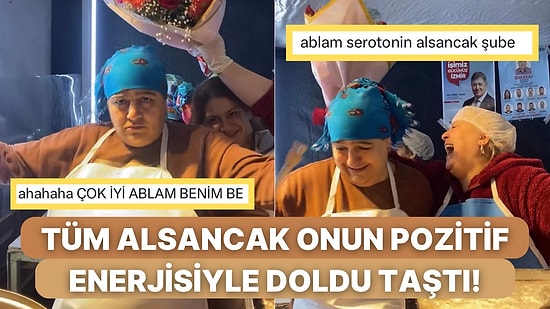 Büyükşehir Belediye Başkan Adayı Cemil Tugay İçin Lokma Döken Kadın Başkan Adayını Görünce Dans Şovuna Başladı
