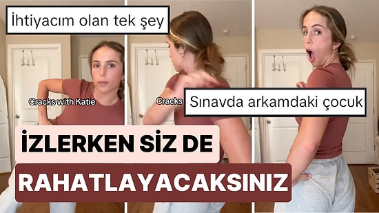 Vücudundaki Her Bir Noktayı Ayrı Ayrı Kütletebilen Kadının Videosunu İzlerken Siz de Rahatlayacaksınız