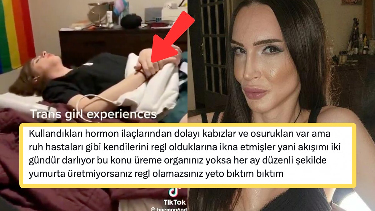 Regl Olduğunu İddia Eden Trans Kadının Ağrı Çektiği Video Tartışma Yarattı!