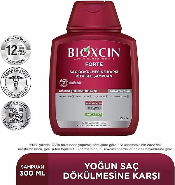 3. Bioxcin Forte 3 Al 2 Öde Saç Dökülmesine Karşı Bitkisel Şampuan