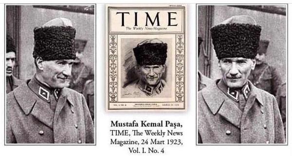 Kapakta yer alan fotoğraflardan biri 16 Ocak 1923 tarihinde, Kasr-ı Hümayun’da gerçekleşecek bir basın toplantısı için İzmit’e gelen Halide Edip Adıvar ve Mustafa Kemal Atatürk'ün sohbetleri sohbeti sırasında çekilmişti.