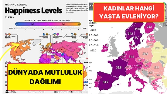 Her Biri Bin Kelimeye Değer Birbirinden Değerli Bu 15 Harita Hayata Olan Bakış Açınızı Değiştirecek