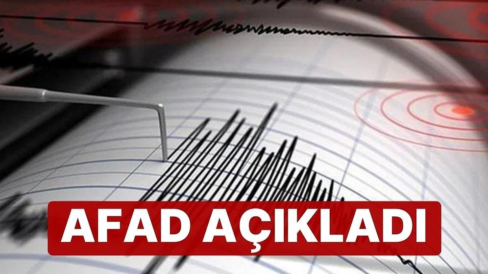 AFAD Açıkladı: Adana'da 4,0 Büyüklüğünde Deprem