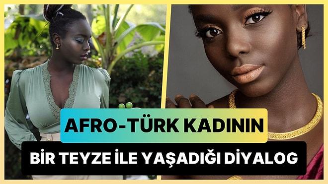 Afro-Türk Zehra Özdemir, Bir Teyze ile Yaşadığı Diyaloğu Anlattığı Anlarla Viral Oldu