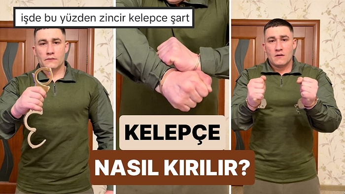 Sosyal Medyada Güç Denemeleri Yapan Bir Kullanıcı Kelepçelerin Nasıl Kırılabileceğini Gösterdi