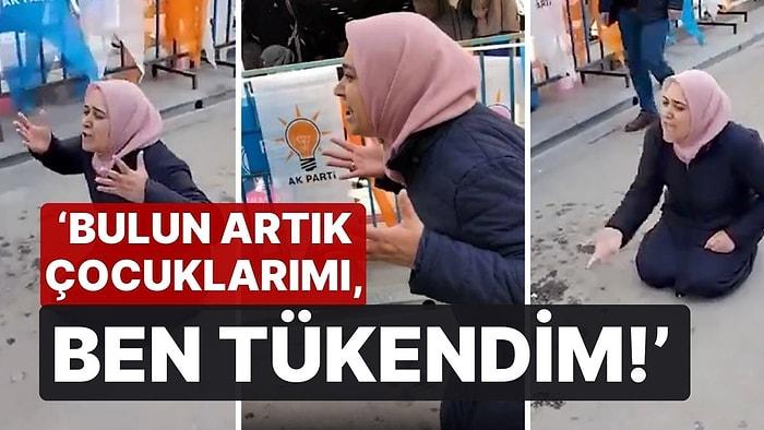 Araç Konvoyunun Peşinden Koştu, Erdoğan'a İsyan Etti! 'Bulun Artık Çocuklarımı, Ben Tükendim'