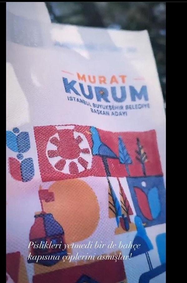 Murat Ünalmış, Murat Kurum adına verilen hediyelere tepki gösterdi. Sinirini ise sosyal medyadan paylaştı.