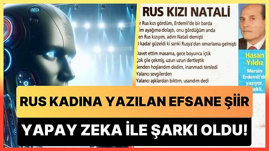 Yurdum İnsanının Gördüğü Rus Kadına Yazdığı Şiir Yapay Zeka ile Mükemmel Bir Şarkıya Dönüştü