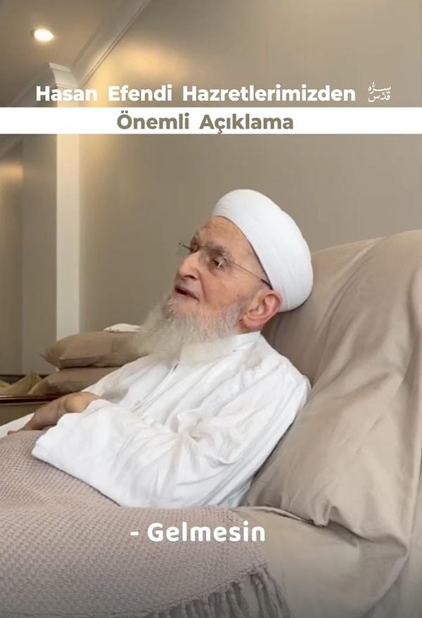 Cemaatin resmi hesabınadan, Mahmut Ustaosmanoğlu’nun yerine geçen Hasan Kılıç’ın bir videosu da paylaşıldı.