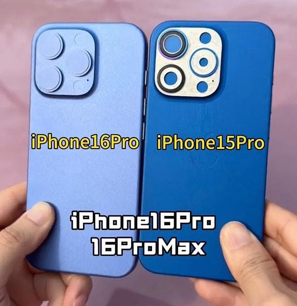 Pro modeller söz konusu olduğunda Apple'ın ekran boyutlarında bir artış yapacağına dair söylentiler mevcut. iPhone 16 Pro'nun 6.3 inç ve iPhone 16 Pro Max'in ise 6.9 inç boyutunda olacağı iddia ediliyor. Bu iddialar iPhone 16 Pro maketlerinin iPhone 15 Pro'ya kıyasla biraz daha uzun olmasıyla destekleniyor.