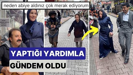 Şırdancı Mehmet Bu Sefer de Yaptığı Yardımla Gündem Oldu: Evsiz İki İnsana Abiye Kıyafet ve Takım Elbise Aldı