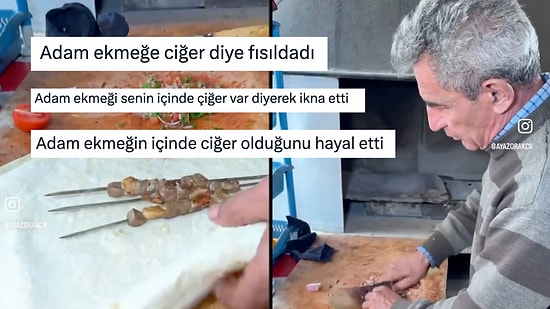 Lavaşa Ciğerden Bahseden Eli Bol Dürümcü Abi Sosyal Medyanın Diline Düştü