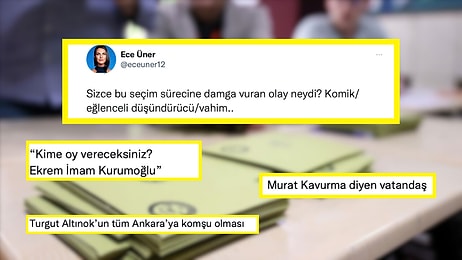 Seçim Sürecine Damga Vuran Olayları Merak Eden Ece Üner'e Birbirinden Komik Yanıtlar Geldi!