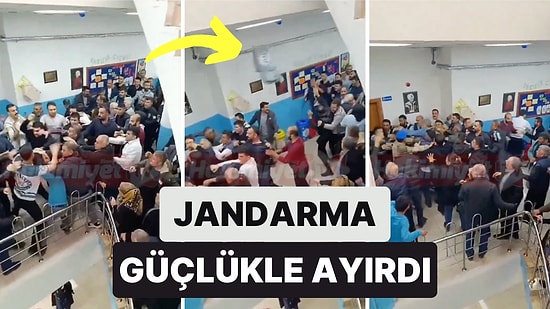 Birbirlerine Çöp Kovası Fırlattılar: Elazığ'da Sandık Başında Kavga Eden Şahısları Jandarma Güçlükle Ayırdı