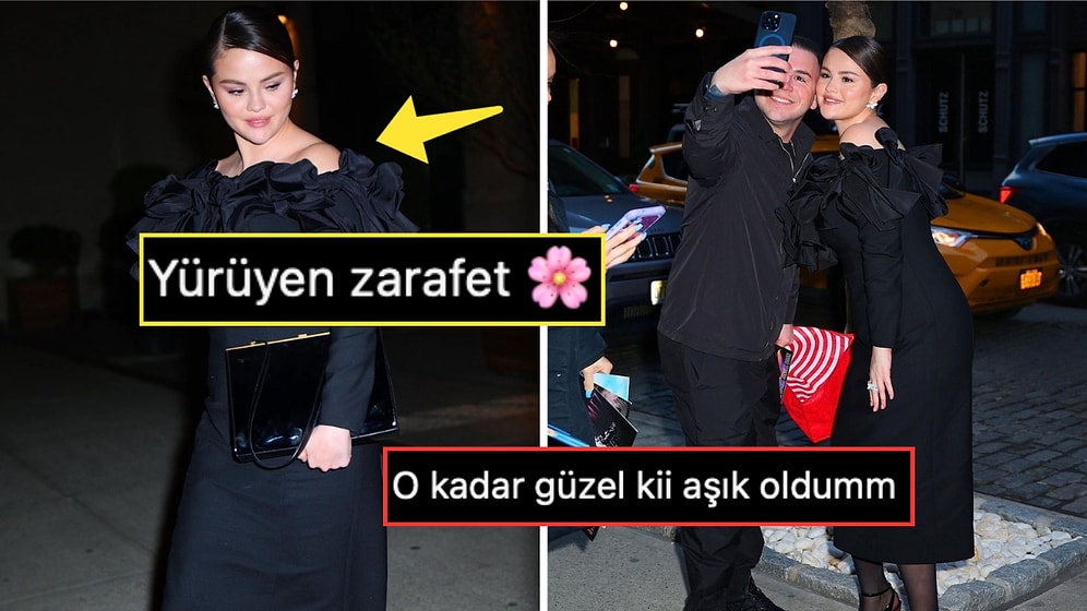 Benny Blanco ile Olan İlişkisiyle Adından Sıkça Söz Ettiren Selena Gomez, New York'ta Adeta Göz Kamaştırdı