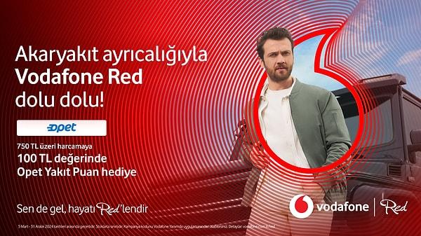 Akaryakıt Ayrıcalığıyla Vodafone Red Dolu Dolu!
