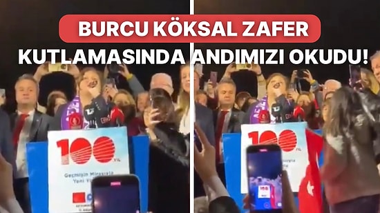 Afyonkarahisar Şehrinin İlk Kadın Belediye Başkanı Burcu Köksal’ın Zafer Kutlamasında Andımız Okuduğu Anlar