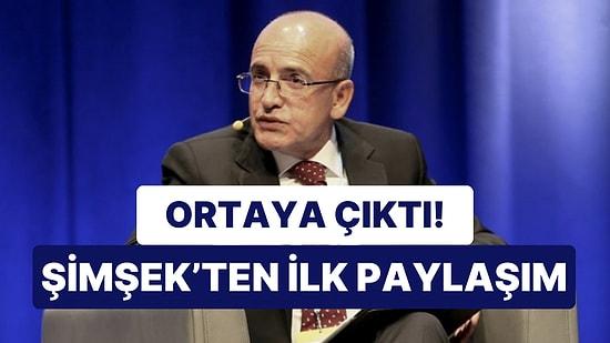Ortaya Çıktı: Mehmet Şimşek'ten Seçim Sonrası İlk Paylaşım Geldi!