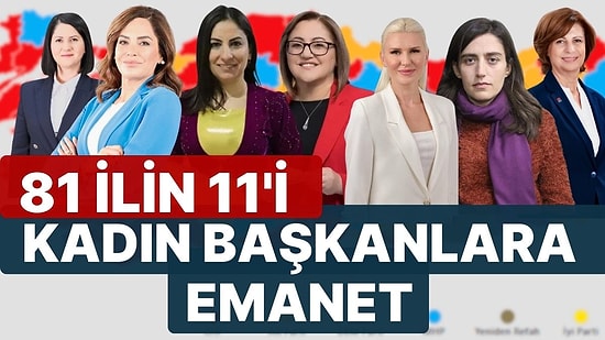 2019'dan Bu Yana Neredeyse Üçe Katladı: 81 İlin 11'i Kadın Belediye Başkanlarına Emanet