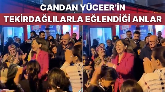 Candan Yüceer’in Tekirdağlılarla Güle Oynaya Dans Ettiği Anlar Galibiyet Sonrası Yeniden Viral Oldu