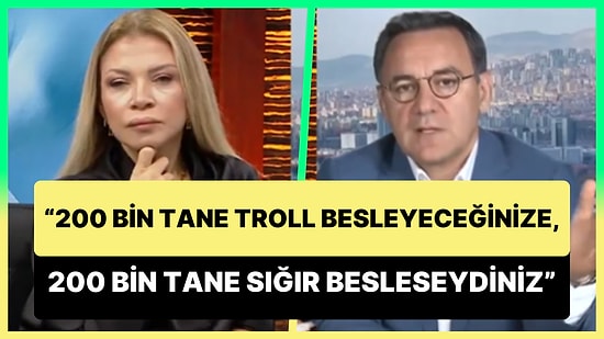 Deniz Zeyrek 'Yazıklar Olsun' Dedi: '200 Bin Tane Troll Besleyeceğinize 200 Bin Tane Sığır Besleseydiniz'