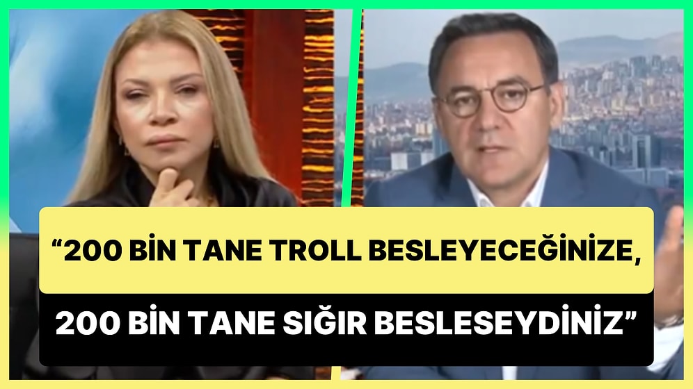 Deniz Zeyrek 'Yazıklar Olsun' Dedi: '200 Bin Tane Troll Besleyeceğinize 200 Bin Tane Sığır Besleseydiniz'