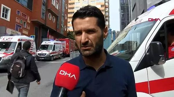 Yangın anında olay yerinde bulunan Ümit Gültekin isimli vatandaş şunları anlattı: 👇