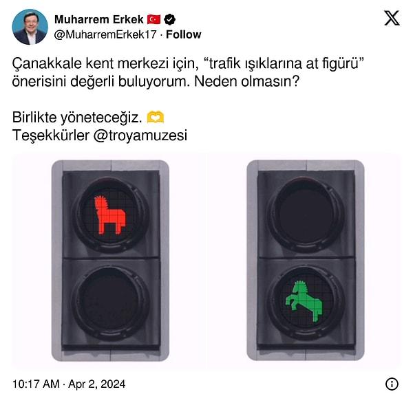 CHP Başkanı Muharrem Erkek ise "Neden olmasın?" diyerek bu öneriye yeşil ışık yaktı!