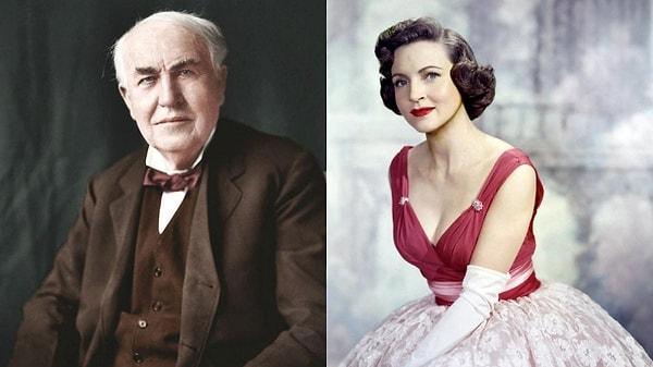 Betty White and Thomas Edison overlapped by nine years.