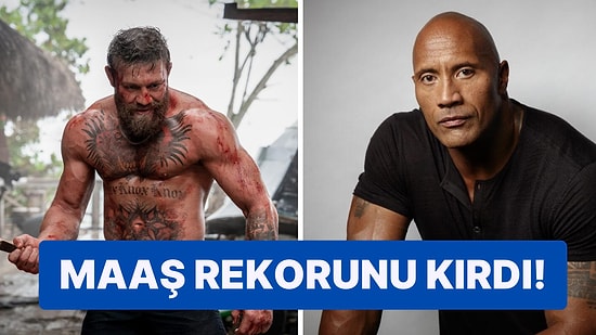 Eski Hafif Sıklet Şampiyonu Conor McGregor, 'The Rock' Lakaplı Dwayne Johnson'ı Geride Bıraktı!