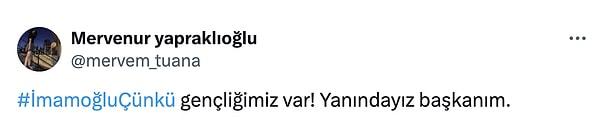 Yapraklıoğlu'nun "Gençliğimiz var" sloganıyla yaptığı paylaşımlardan bazıları şöyle 👇