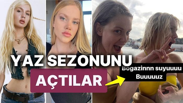 Aleyna Tilki ve Serel Yereli Yaz Sezonunu İstanbul Boğazı'nın Serin Sularında Açtı!