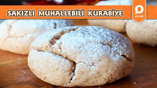 Kıyır Kıyır Zahmetsiz Sakızlı Muhallebili Kurabiye Nasıl Yapılır?