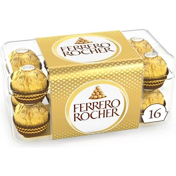 7. Ferrero Rocher T16 Fındıklı Çikolata 200 gr 2' Li Set