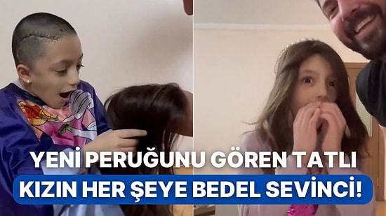 Beyin Ameliyatı Olduğu İçin Saçları Kısa Olan Mira’nın Yeni Peruğunu Görünce Yaşadığı Paha Biçilemez Mutluluk